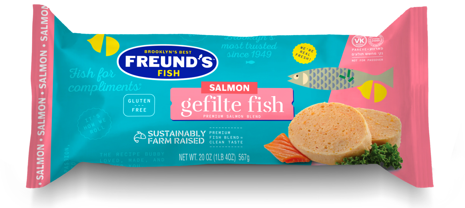 Salmon Gefilte Roll