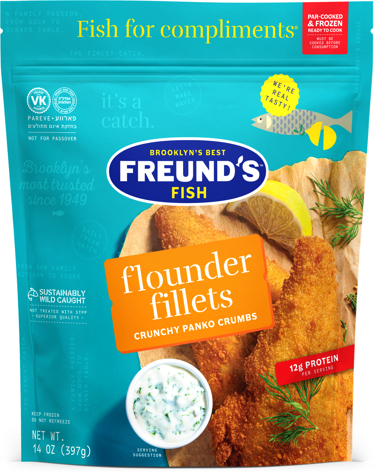 flounderさま個別出品 Flounder Breaded Bag (Frozen) – Freunds Fish