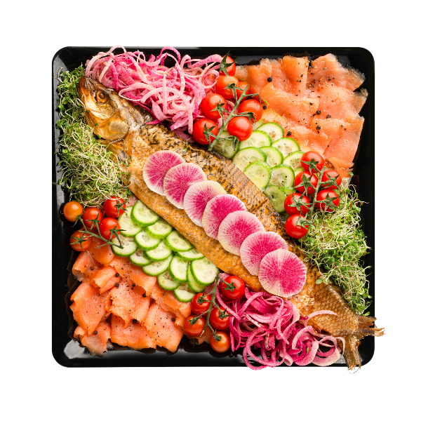 Lox And Smoked White Fish Platter