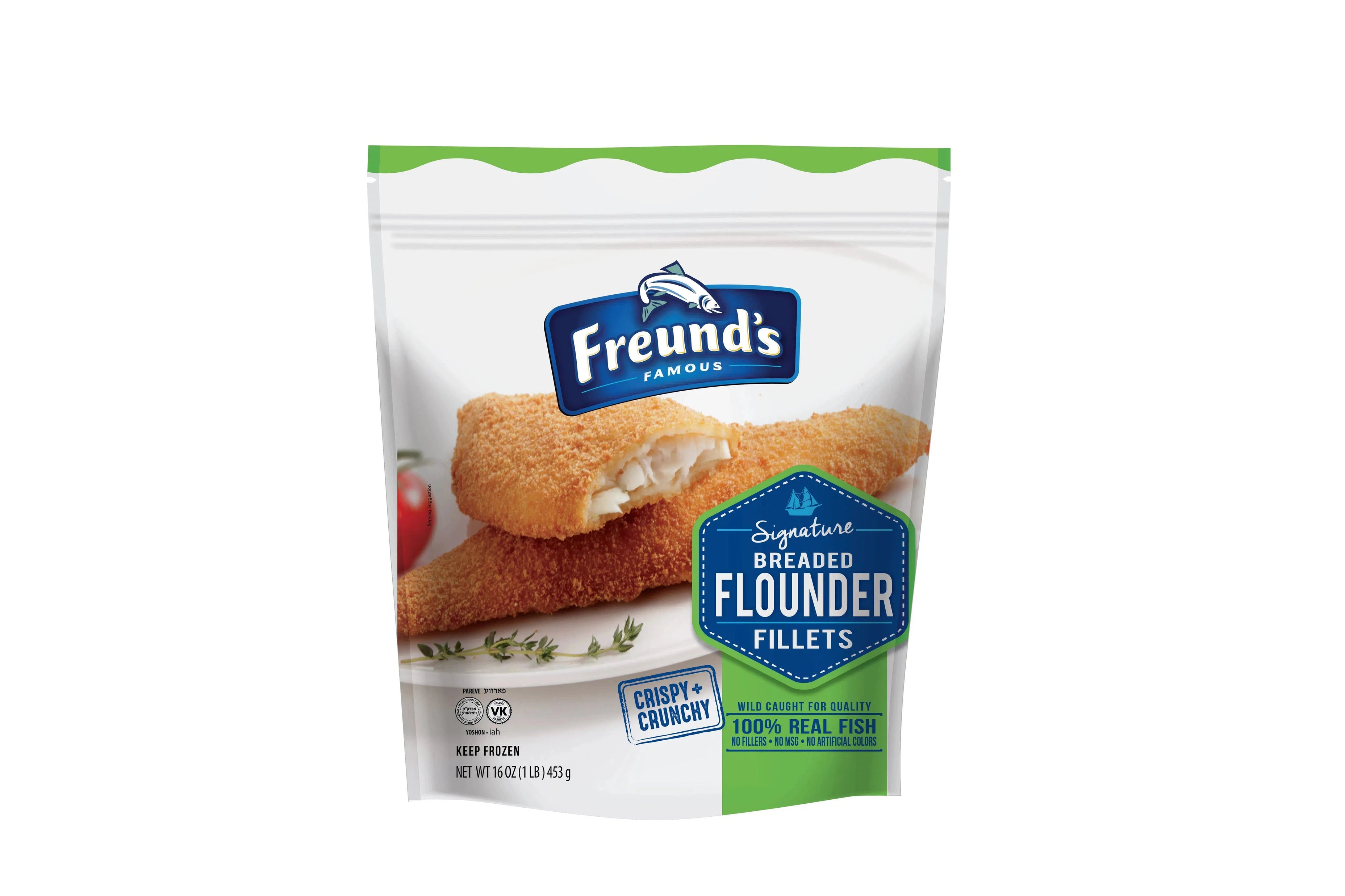Flounder Breaded Bag (Frozen)