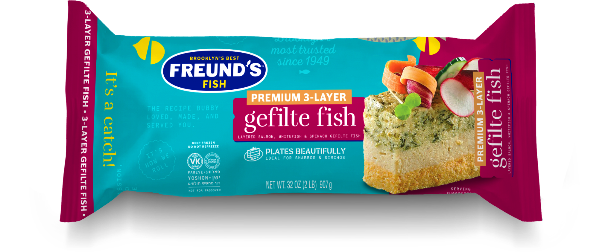Three Layer Gefilte