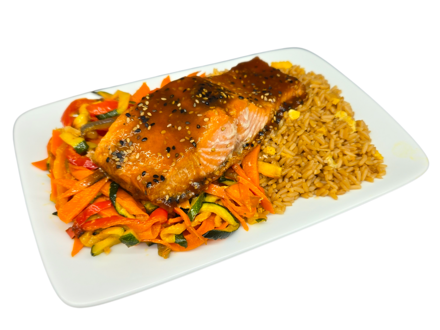 Baked Salmon Plate